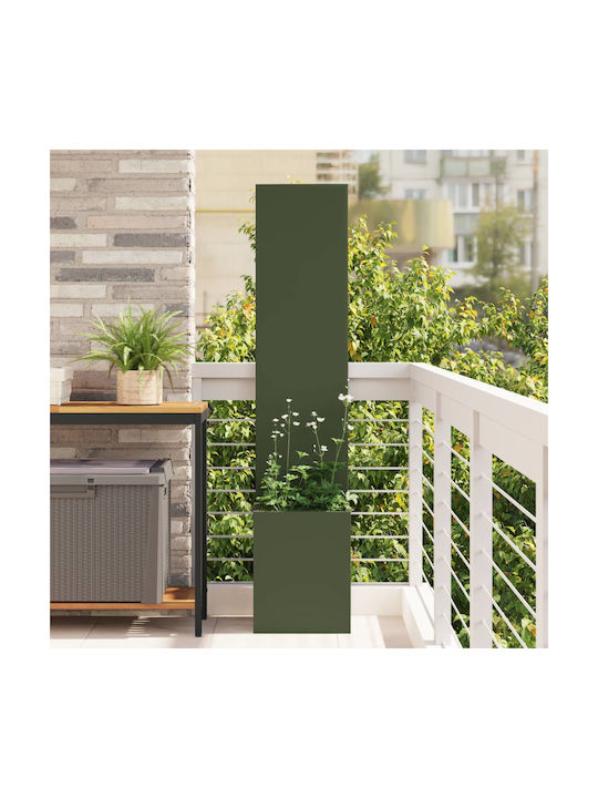 vidaXL Topf Metallisch Ladi 32x140cm.