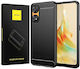 Spacecase Carbon Back Cover Σιλικόνης Μαύρο (Oppo Reno8 T)