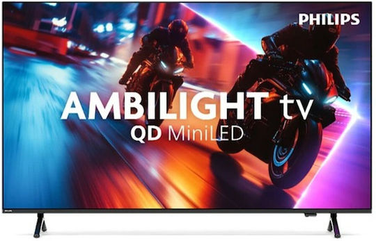 Philips Smart Fernseher 55 Zoll 4K Ultra HD Mini-LED QD Ambilight HDR (2025) 55MLED920/12