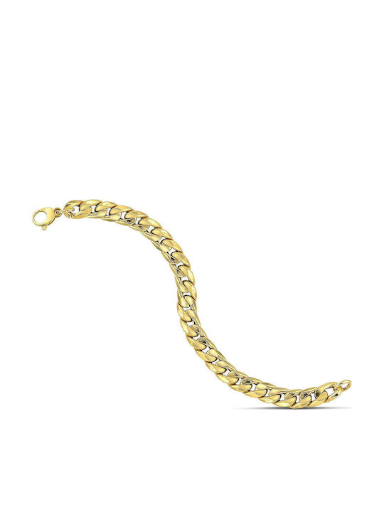 Themelidis Jewels Γυναικεία Χρυσή Αλυσίδα Χειρός 14Κ Μήκους 19cm