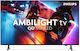Philips Smart Τηλεόραση 65" 4K UHD Mini LED QD Ambilight HDR (2025) 65MLED920/12