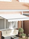 vidaXL Zelt Terrasse Weiß 3.5x2m