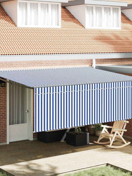 vidaXL Terrace Wall Tent Blue 4.5x3cm