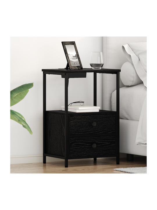 Noptiere Black oak 2buc 40x31x60cm