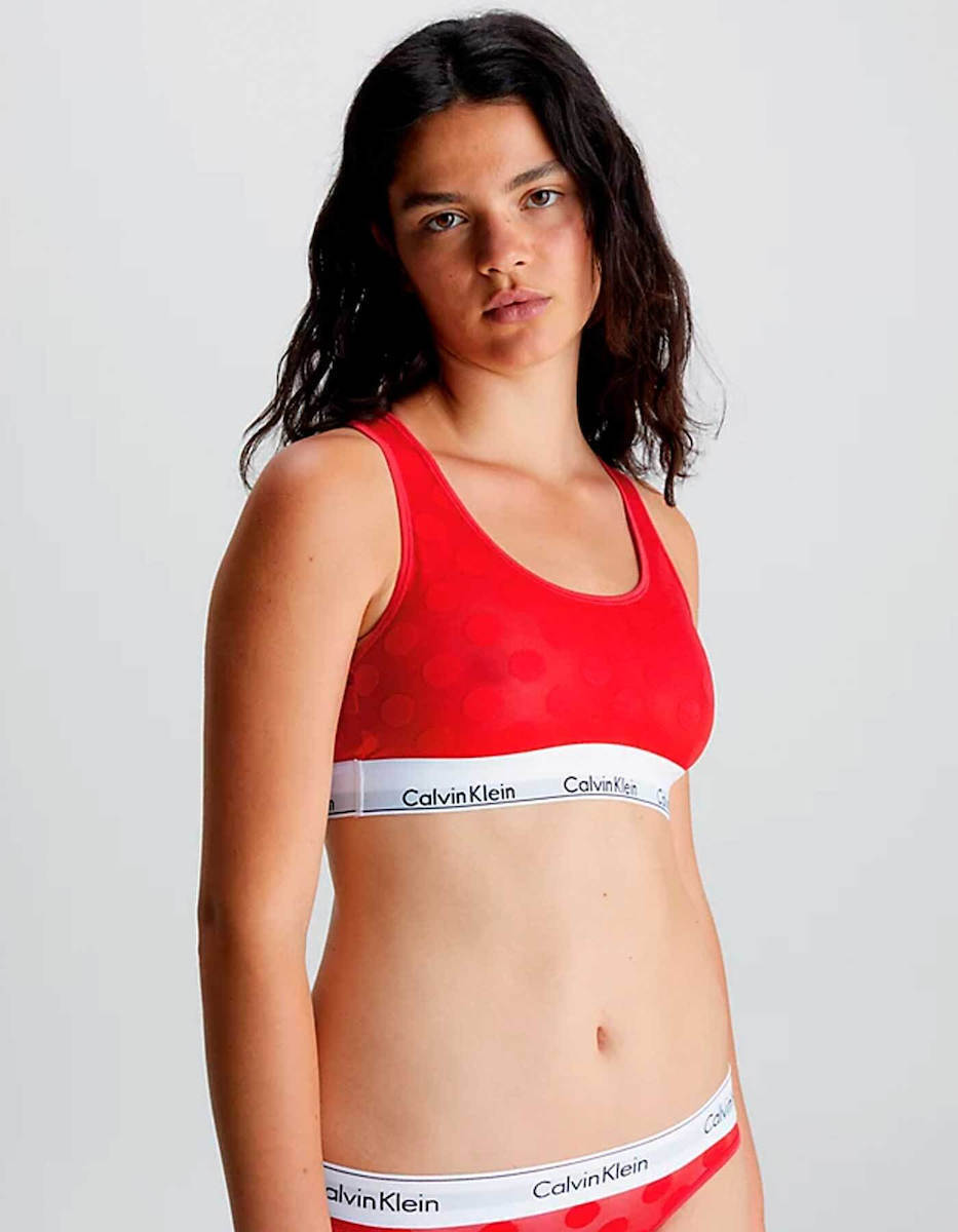 Calvin Klein Women's Sports Bra without Padding Rouge 000QF5847E