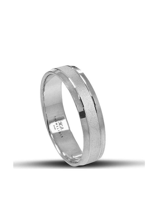 Themelidis Jewels Σετ Βέρες από Λευκόχρυσο 14Κ