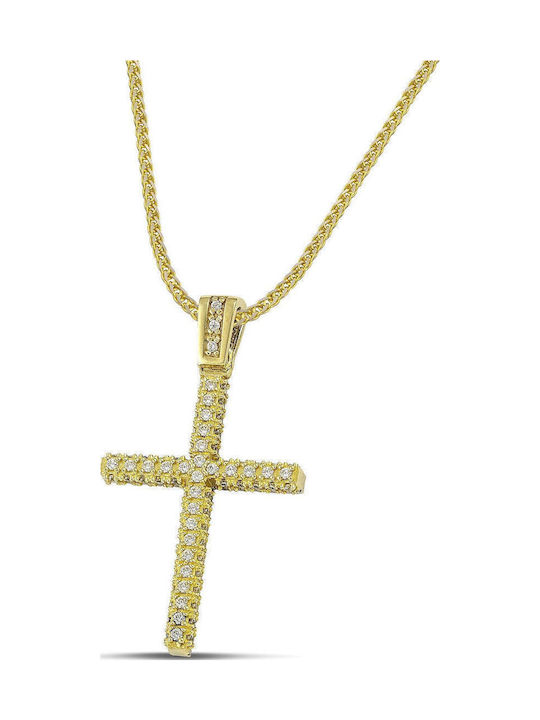 Themelidis Jewels Γυναικείος Χρυσός Σταυρός 14Κ...