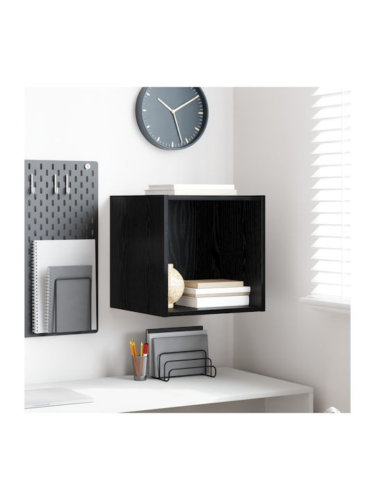 Wall Shelf Black Oak 37x37x37cm