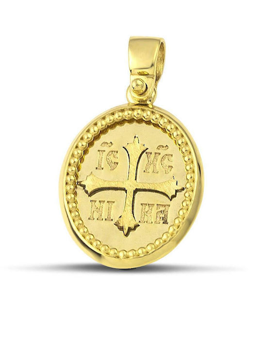 Themelidis Jewels Гривна Фулактó Константин от Жълто Злато 14 Карата