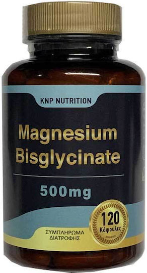 KNP Nutrition Magnesium Bisglycinate 500mg 120 caps