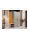 Hartford 523 Eingangsmöbel mit Spiegel & Garderobe 122x50x191cm