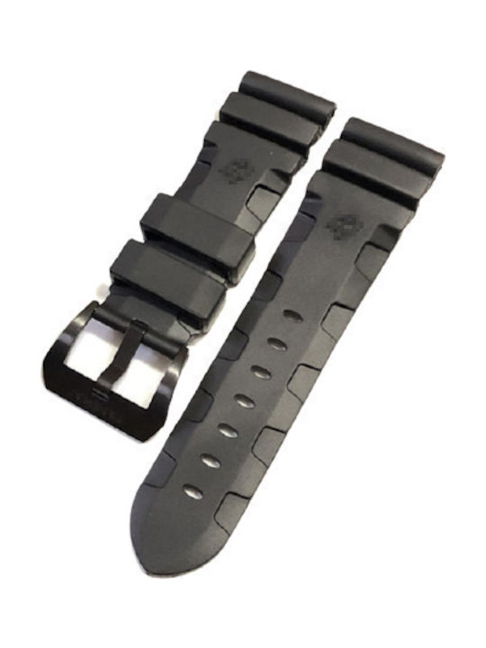 Panerai Gummi-Armband Schwarz 24mm