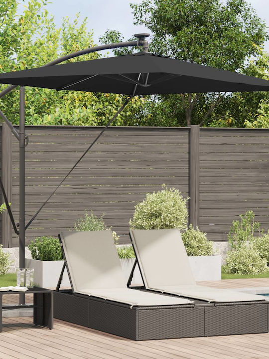 Hanging Metal Black Garden & Terrace Parasol 2....