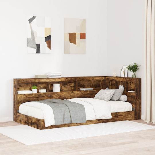 vidaXL Hölzernes Kopfstütze für Betten Rauchfichte 80x76,5cm