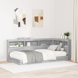 vidaXL Cap de pat din Lemn Grey Sonoma 100cm