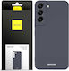 Spacecase Umschlag Rückseite Silikon Schwarz (Galaxy S22 5G)