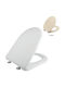 Elvit Toilettenbrille Kunststoff Beige