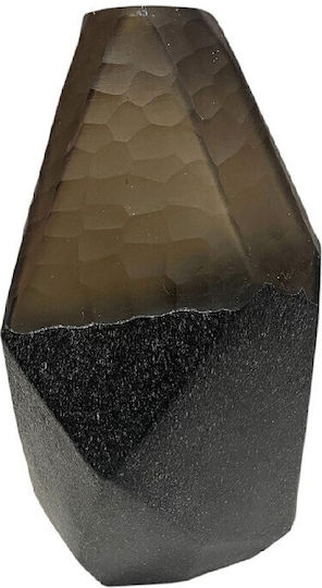 Trends Glass Brown Vase 15x22 Cm Code Dwqa1004