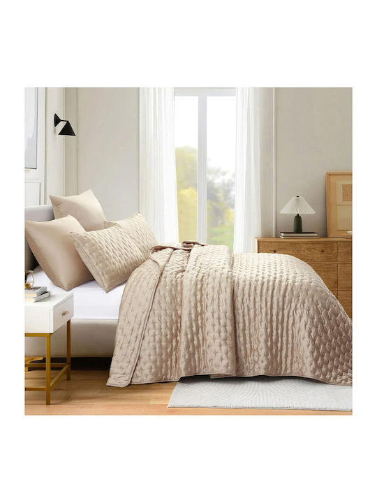 Liolios Home Κουβερλί King Size Beige 250x240cm