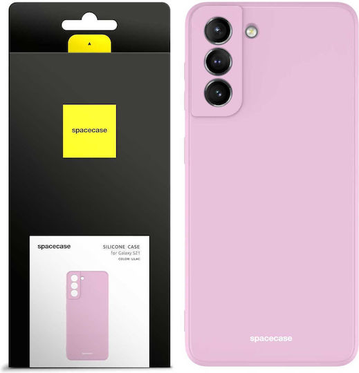 Spacecase Задна корица Силикон Лилав (Galaxy S21 5G)