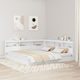 vidaXL Wooden Bed Headboard White 200x76.5cm