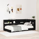 vidaXL Wooden Bed Headboard Black Oak