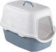 Stefanplast Cathy Τουαλέτα Γάτας Κλειστή Γαλάζια Μ56 x Π40 x Υ40cm