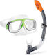 Intex Surf Rider Green Diving Mask with Snorkel