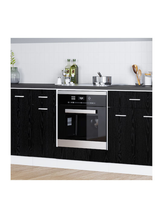 Шкаф за Долен Фурна Black Oak 60x46x81.5бр
