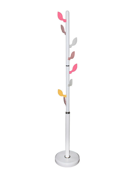 Keskor Καλόγερος Μεταλλικός Λευκός 176cm
