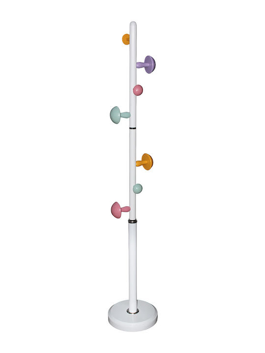 Keskor Καλόγερος Μεταλλικός Λευκός 176cm