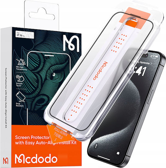 Mcdodo Tempered Glass (iPhone 17 / 17 Pro / 16 Pro)