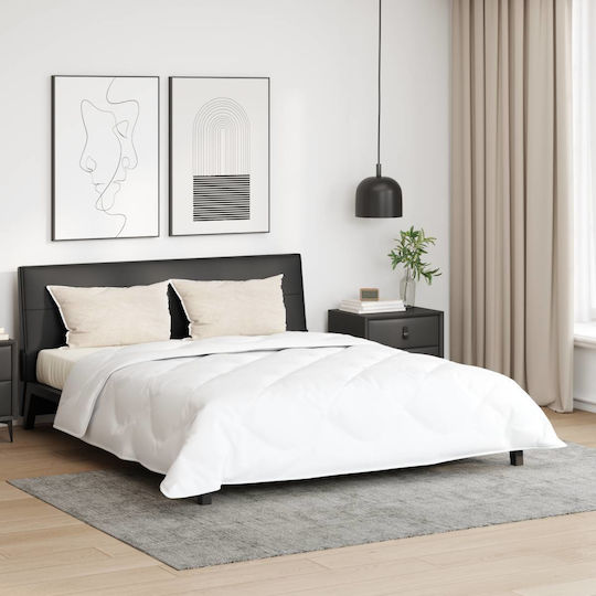 vidaXL Super Double Hotel Blanket White 240x220cm 3pcs