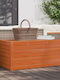 vidaXL Outdoor Storage Box Brown L101xW50.5xH46.5cm