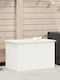 vidaXL Outdoor Storage Box White L80xW50.5xH50cm