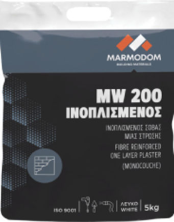 Marmodom Mw200 Fibre 5 Kg Bag Fiber-Reinforced Base Coat Plaster