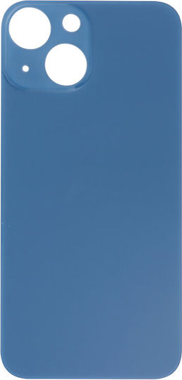 Apple Iphone 13 Mini Battery Door Adhesive Large Hole Blue Logo Oem