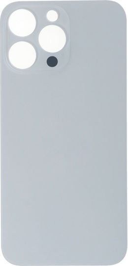 Apple iPhone 14 Pro Max Batterie Tür Kleber Mit Großem Loch Weißes Logo Oem