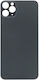 Apple iPhone 11 Pro Max Battery Door Adhesive Large Hole Version Black Logo OEM
