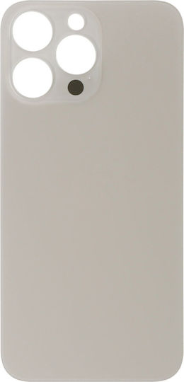 Apple iPhone 14 Pro Max Battery Door Adhesive Large Hole Gold Logo OEM