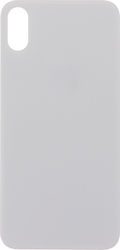 Apple iPhone X Battery Door Adhesive Large Hole Version White Logo OEM Apple iPhone X Battery Door Adhesive Large Hole Version White Logo OEM