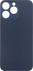 Apple iPhone 15 Pro Max Battery Door Adhesive Large Hole Blue Titanium Logo OEM Apple iPhone 15 Pro Max Battery Door Adhesive Large Hole Blue Titanium Logo OEM