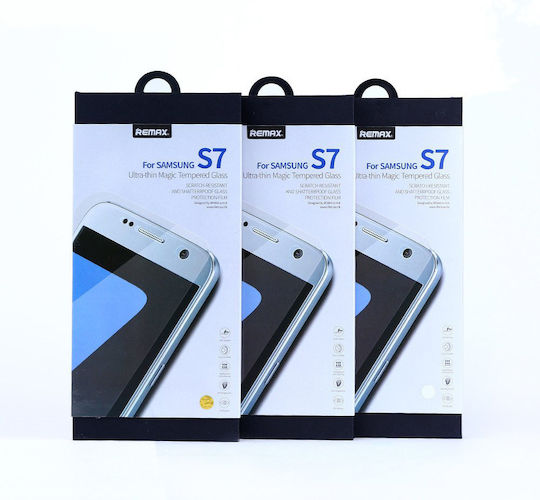 Remax 3D 0.3мм Закалено стъкло Черен (Galaxy S7 Edge)