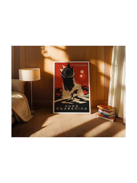 Gaming Poster Dune Awakening Pop Art Gm2387 21cm X 30cm White Frame PVC