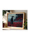 Gaming Poster Ghost Tsusima Gm2359 30cm X 40cm Κάδρο Φυσικό Ξύλου Μπεζ