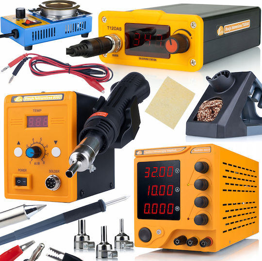 Laboratory Power Supply Rosfix Amprush Rares-3210+t12 Soldering Station T12 T12oas+soldering station