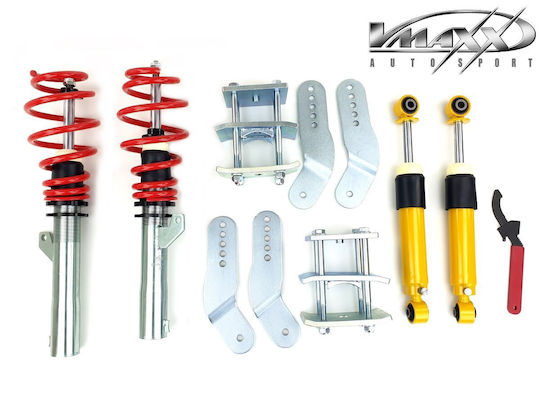Регулируемо Окачване По Височина Твърдост V-maxx Vw Caddy Iii 55mm O 4 Броя 70 Vw 21-55