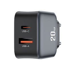 XO L154 20W με Καλώδιο USB-C