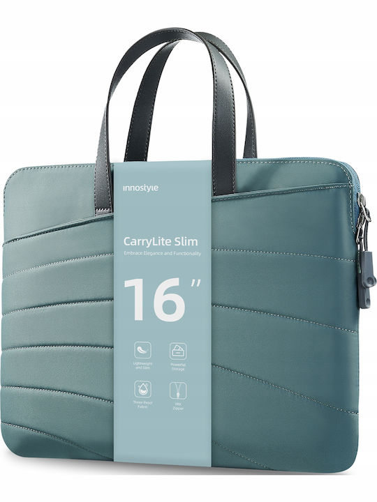 Innostyle Водоустойчива Чанта за лаптоп 16" в Зелен цвят S600MNG-16