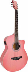 Soundsation Saguaro Handwiped Semi-Acoustic Guitar Cutaway